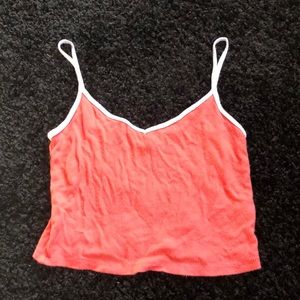 CORAL AEROPOSTALE CROP TOP